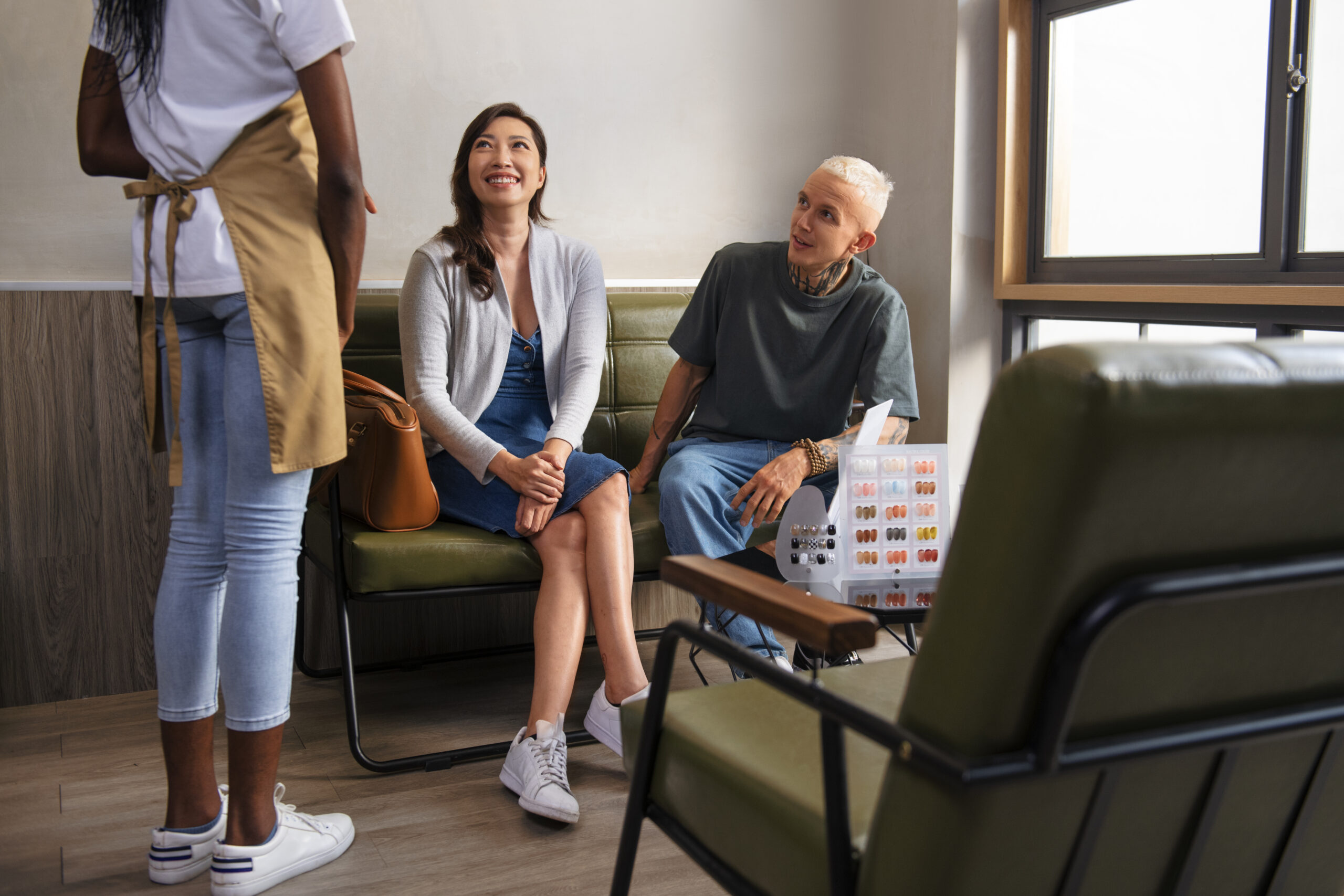 front-view-smiley-people-nail-salon